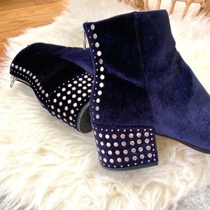 Dolce Vita Mazey Studded Velvet Boots